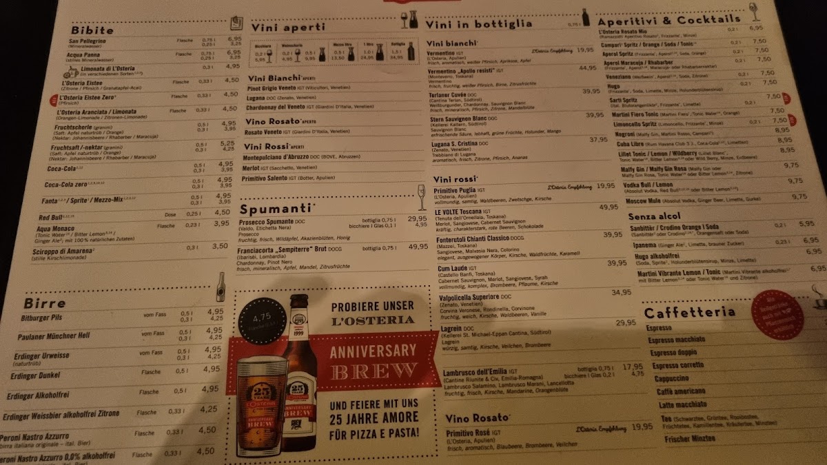 Menu L'osteria Kamen-4